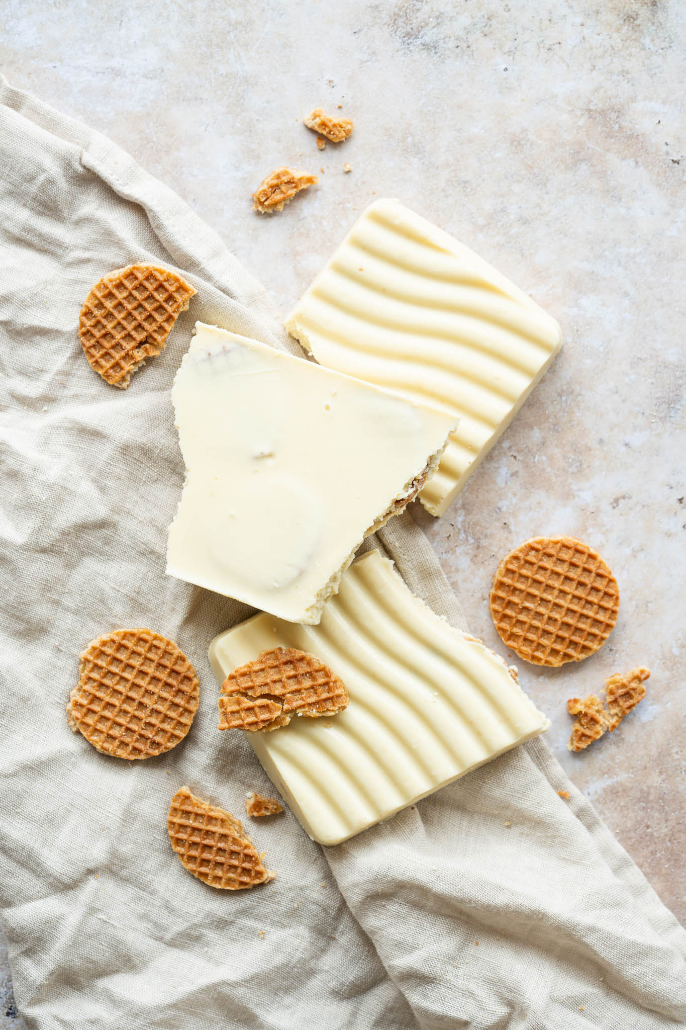 Ambachtelijke chocolade met stroopwafel | 300 gram