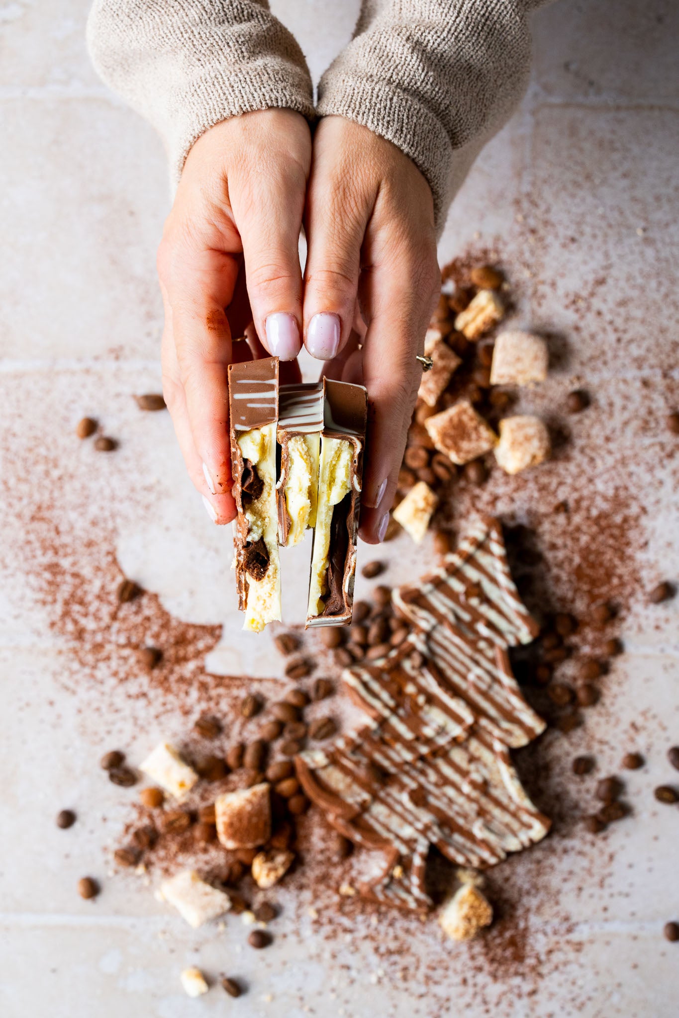 Kerstchocolade | Gevulde kerstboom Tiramisu