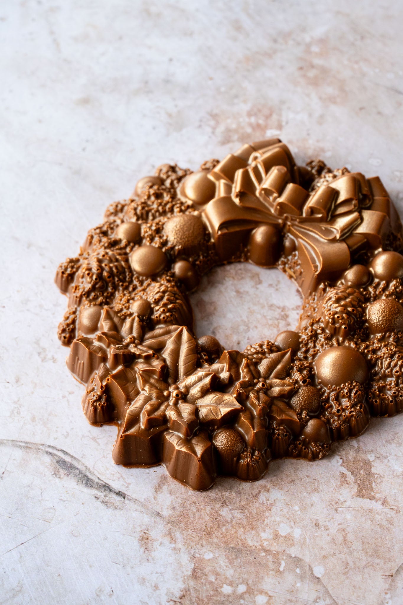 Ambachtelijke chocolade | Luxe kerstkrans