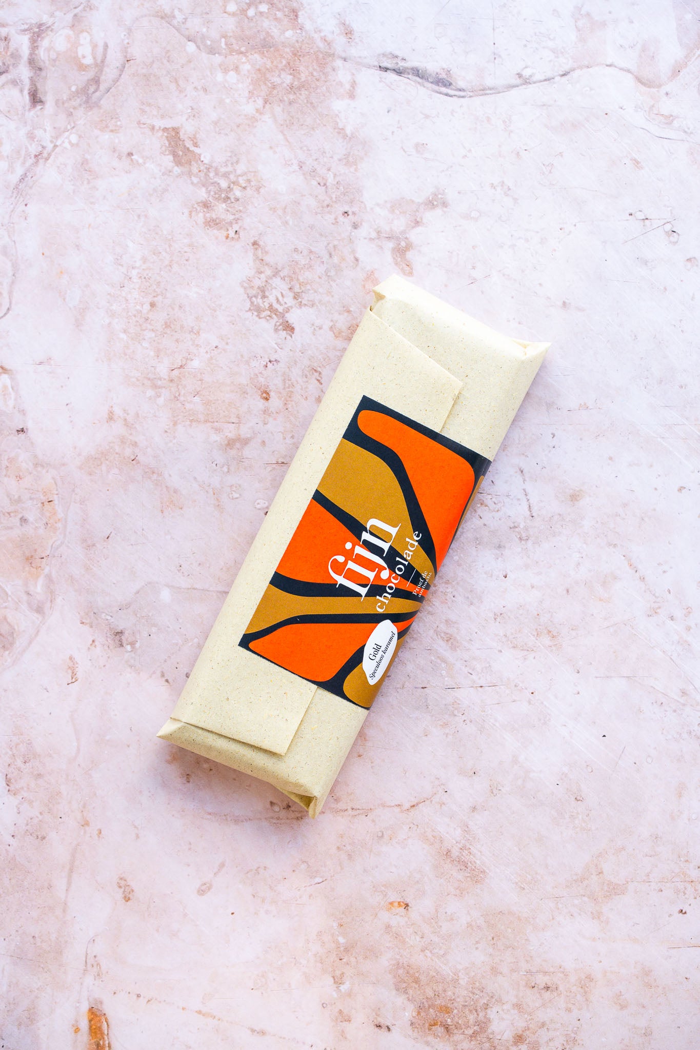 Gold bar met speculoos én karamel vulling | Ambachtelijke chocolade