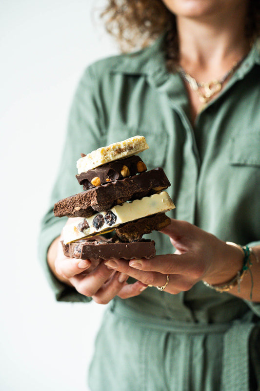 Cadeauzakje ambachtelijke chocolade | 180 gram