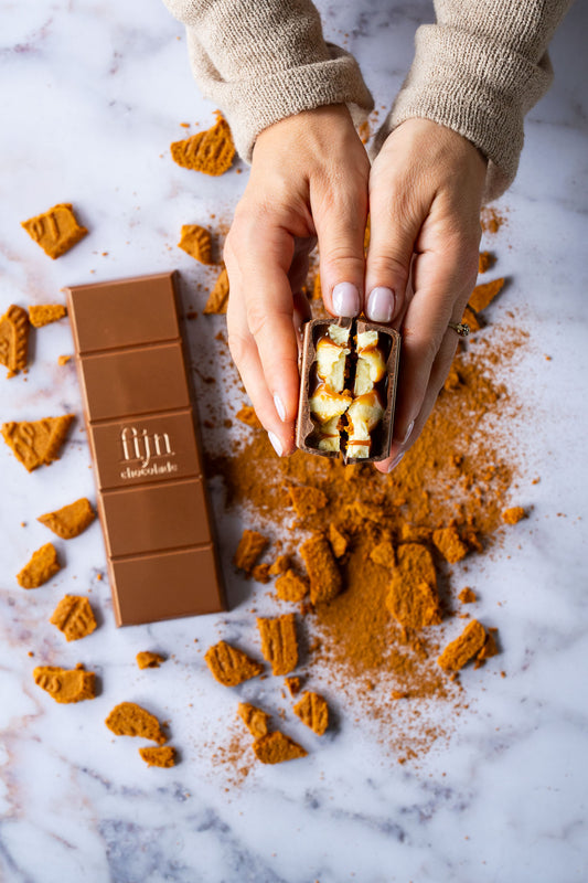 Ambachtelijke chocolade met cinnamon swirl | 200 gram