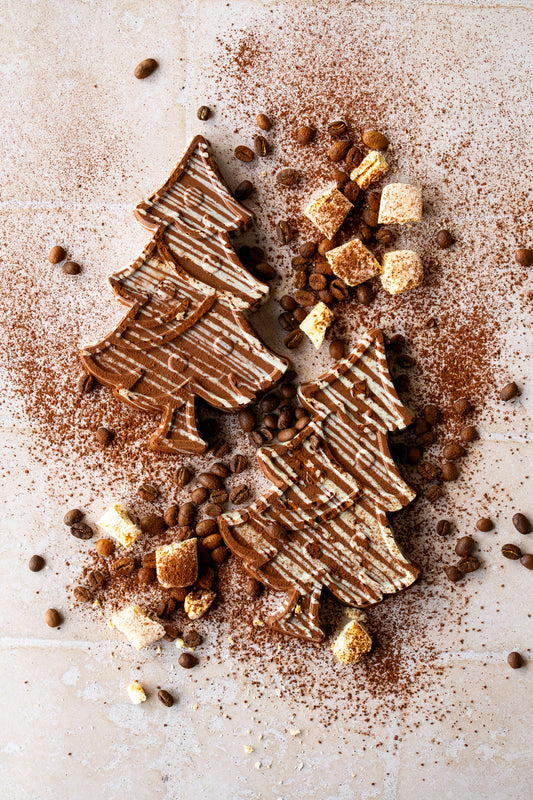 Kerstchocolade | Gevulde kerstboom Tiramisu