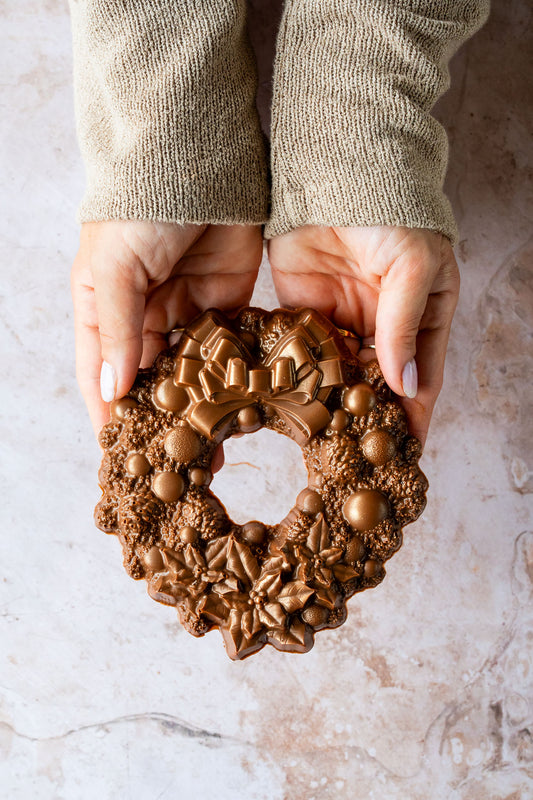 Ambachtelijke chocolade | Luxe kerstkrans