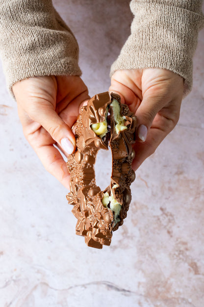 Ambachtelijke chocolade | Luxe kerstkrans