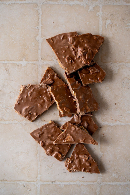 Cadeauzakje choco chips | melkchocolade met naturel ribbel chips