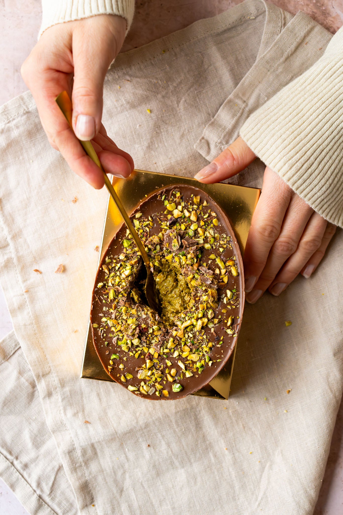 Pistache kadayif uitlepel Paasei XL | 400 gram