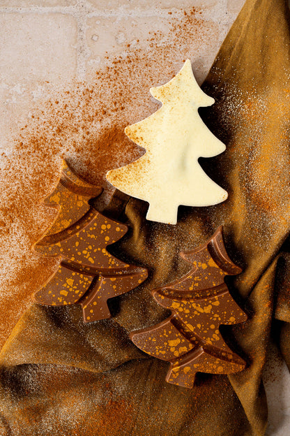 Kerstboom met chai latte vulling | 90 gram